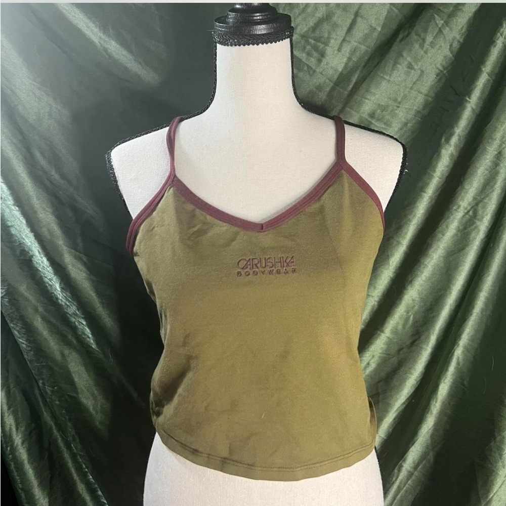 Vintage Carushka Olive Green Jacket